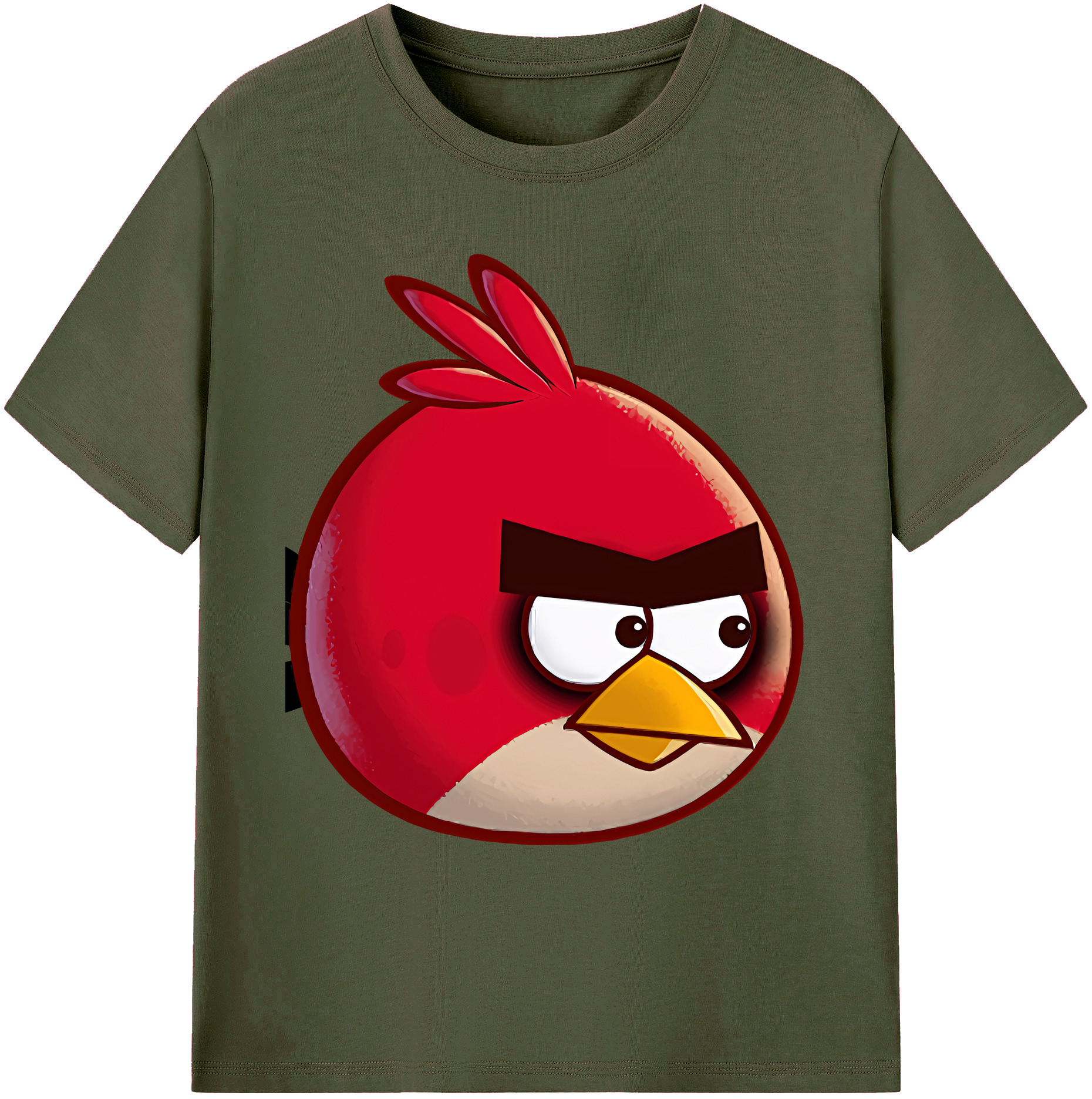 （画像用） Angry Birds アングリーバード 綿100％ メンズ半袖Tシャツ｜肌触りやわらか＆通気性